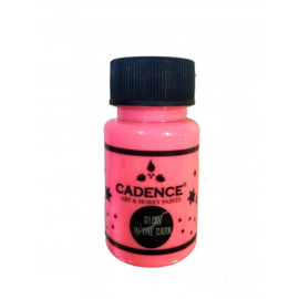 Cadence Art & Hobby paints Glow in the dark 579 pink 50 ml