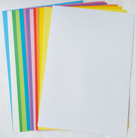 Colortime gekleurd karton assorti 13 vellen A4 (21 x 29,7 cm) 180 grams