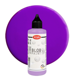 Viva Decor Blob paint (verf) Lila (licht paars) flesje 90 ml