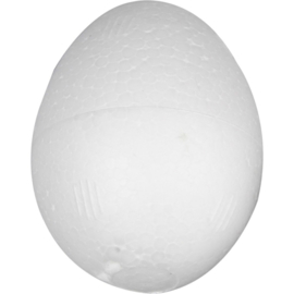 Styropor (piepschuim) eieren 3,5 cm hoog 5 stuks