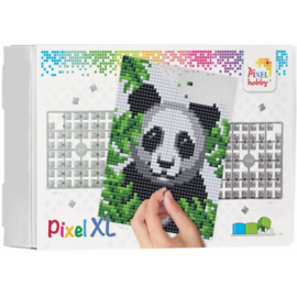Pixelhobby XL op 4 basisplaten panda 20 x 25 cm 28029