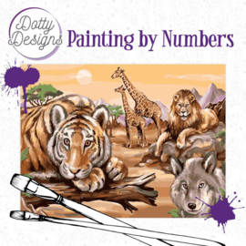 Dotty Design painting by numbers safari 2 DDP1017