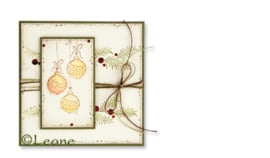 Leane Creatief clear stamp Christmas ornaments small 55.0911