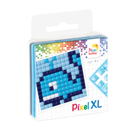 Pixelhobby XL fun pack walvis 6,2 x 6,2 cm