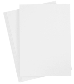 Colortime gekleurd karton wit 2 vellen A4 (21 x 29,7 cm) 180 grams
