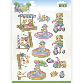 Yvonne Creations Funky Day Out Playground CD11754 3D knipvel A4