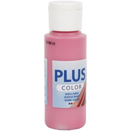 Plus Color acrylverf fuchsia (roze) fles 60 ml