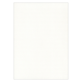 Card Deco linnenkarton oplegkaarten gebroken wit 25 vellen 9,7 x 14 cm