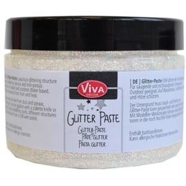 Viva Decor Glitter Paste (gel) holografisch wit pot 150 ml
