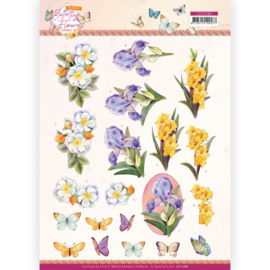 Jeanine's Art CD11786 Perfect Butterfly Flowers Gladiolus 3D knipvel A4