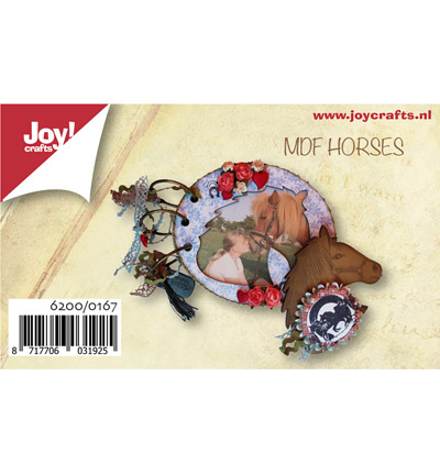 Joy!Crafts MDF set mini fotoalbum paarden 6200/0167