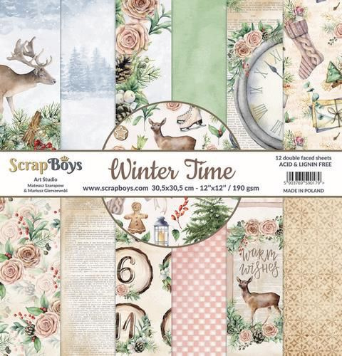 Art Studio ScrapBoys Winter Time paperpad 15,2 x 15,2 cm