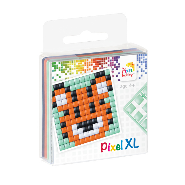 Pixelhobby XL fun pack tijger 6,2 x 6,2 cm
