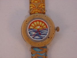 Nice watch dames kurkhorloge