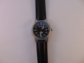 Roamer Power 8 stalen herenhorloge leren band