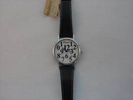 Exquisit chroom herenhorloge