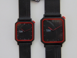 Pulsar zwart herenhorloge