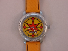 ReWATCH horloge met oranje band.
