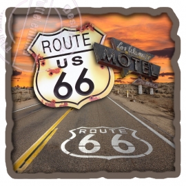 Strijkapplicatie Route 66