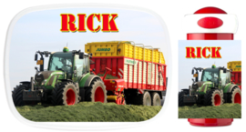 Set Mepal broodtrommel en drinkbeker traktor Rick
