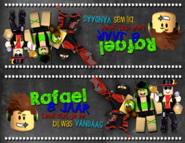 Kinderfeest traktatiezakjes Roblox , setje van 6 stuks