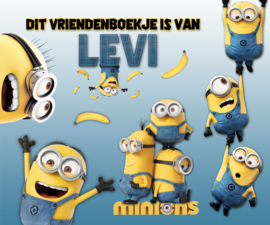 Vriendenboekje  Minions met naam (en evt foto)