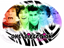 Strijkapplicatie One Direction Colours!