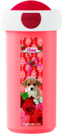 Set Mepal broodtrommel en drinkbeker Kitsch Dog