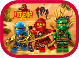 Mepal broodtrommel en drinkbeker Lego Ninjago (op verzoek)