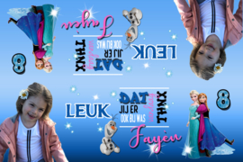 Kinderfeest traktatiezakjes Frozen, setje van 6 stuks, met foto