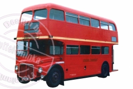 Strijkapplicatie Londen Bus