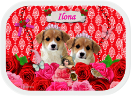 Set Mepal broodtrommel en drinkbeker Kitsch Dog