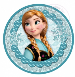 Strijkapplicatie Frozen Anna