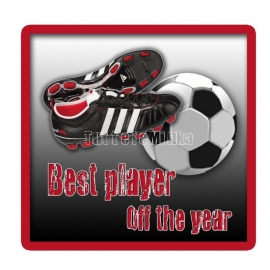 Strijkapplicatie Best Player of the Year