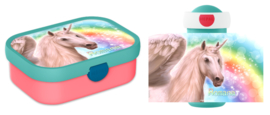 Mepal broodtrommel en drinkbeker Unicorn Rainbow