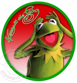 Strijkapplicatie Muppets Kermit