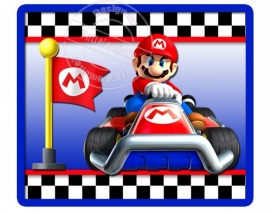 Strijkapplicatie Mario Cart