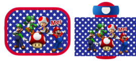 Set broodtrommel en drinkbeker Mario en Luigi Ster