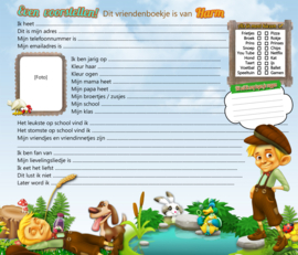 Vriendenboekje HAY DAY met naam (en evt foto)