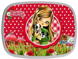 Set broodtrommel en drinkbeker Daisy