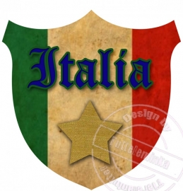 Strijkapplicatie Italia embleem