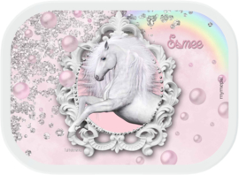 Mepal broodtrommel en drinkbeker Unicorn glitter