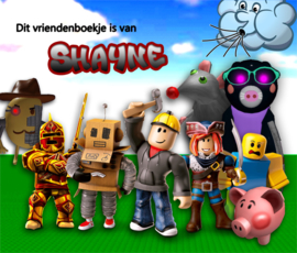 Vriendenboekje Roblox met naam (en evt foto)