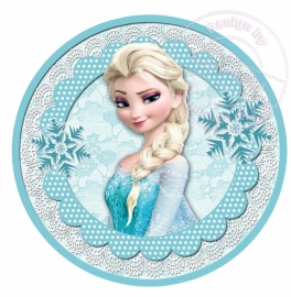 Strijkapplicatie Frozen Elsa