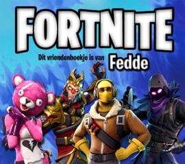 Vriendenboekje Fortnite met naam (en evt foto)