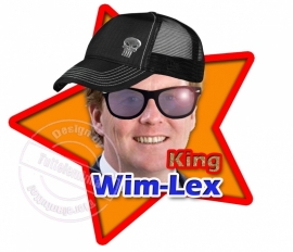 Strijkapplicatie King Wim-Lex