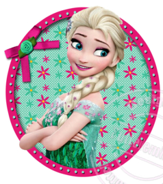Strijkapplicatie Frozen Fever Elsa