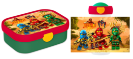 Mepal broodtrommel en drinkbeker Lego Ninjago (op verzoek)