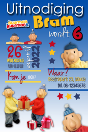 Kinderfeest uitnodiging Buurman & Buurman