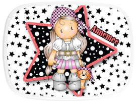 Broodtrommel Charming Pirate Girl met naam